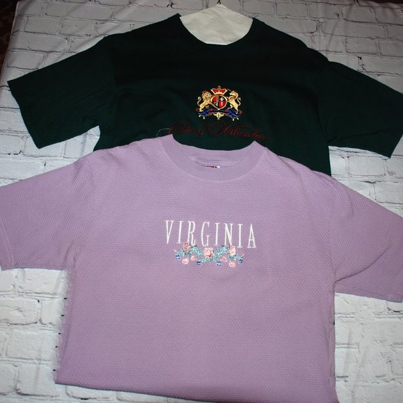 Lot of 2 Like New Virginia T-Shirts - Picture 1 of 3